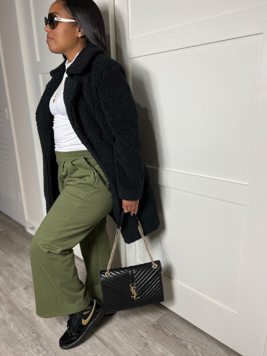 Olive Green Functional Tailored Pant